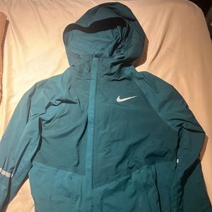 Nike Emerald Green Rain Jacket